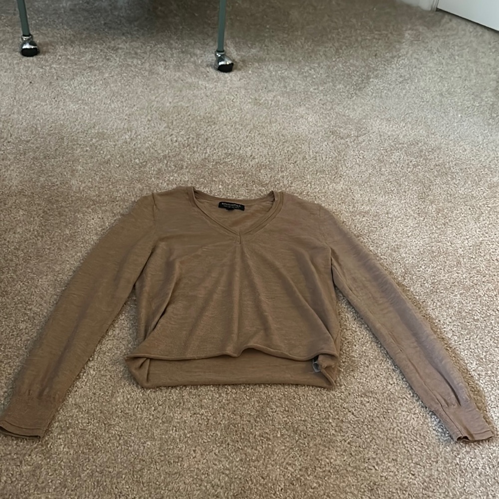 brownish tan long sleeve
